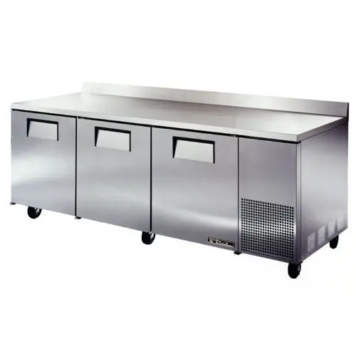 True Twt-93-Hc Triple-Door Worktop Refrigerator – 93.25" Stainless Steel, High-Capacity 1