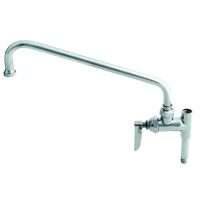 T&S Add-On Faucet With 12" Swing Nozzle And Single Lever Control 1