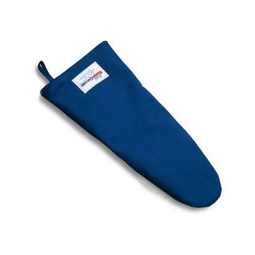 Tucker Safety Burnguard Puppet-Style Oven Mitt – Full-Hand Nomex Protection, Blue Heat-Resistant Glove 1