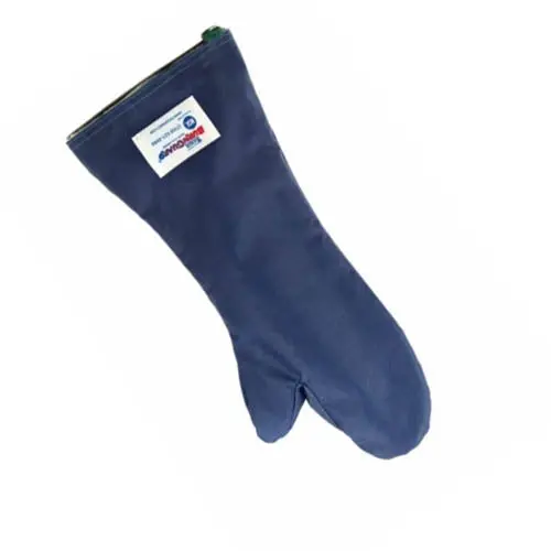 Tucker Safety Quicklean Blue Oven Mitt – 15-Inch Conventional-Style Heat Protection 1