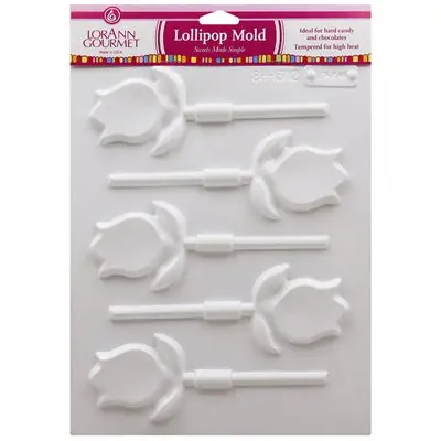Tulip Lollipop Sheet Mold – Elegant Floral Design For Confectionery Projects 1