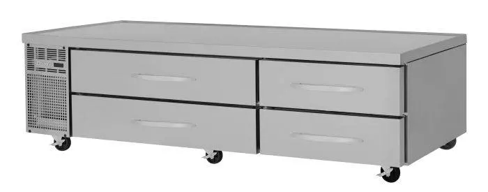 Turbo Air Prcbe-96F-N 96-Inch Stainless Steel Chef Base Freezer With 4 Drawers 1