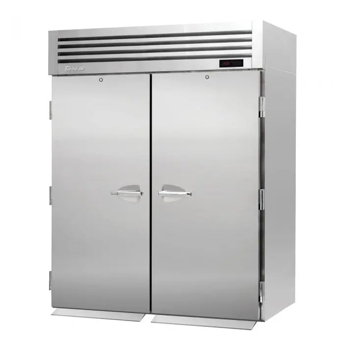 Turbo Air Pro-50H-Ri Commercial 2-Section Heated Roll-In Cabinet – 75.59 Cu. Ft. 1