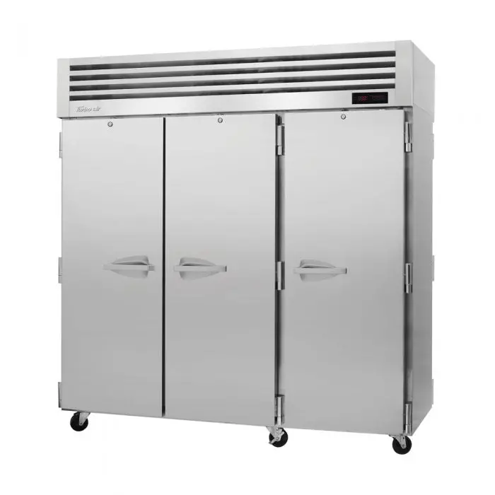 Turbo Air Pro-77H-Pt Commercial Three-Section Pass-Through Heated Cabinet – Pro Series, 78.1 Cu. Ft. 1