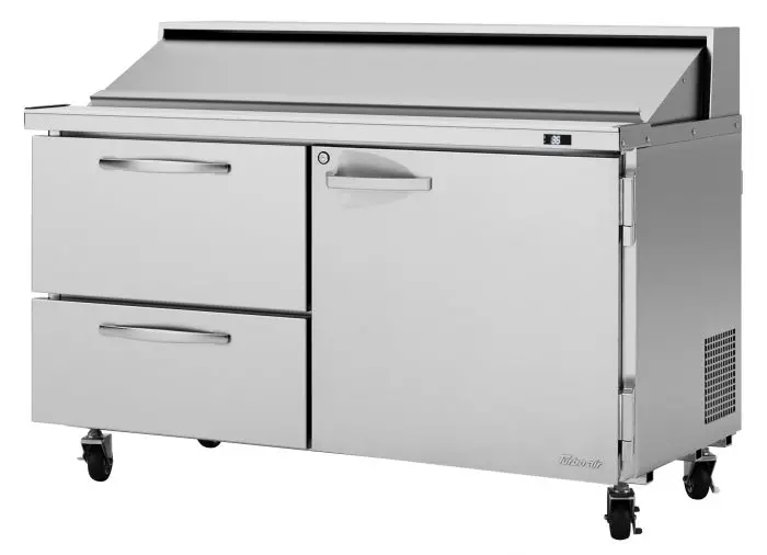 Turbo Air Pst-60-D2R-N Pro Series 60-Inch Sandwich & Salad Prep Unit With 2 Drawers 1