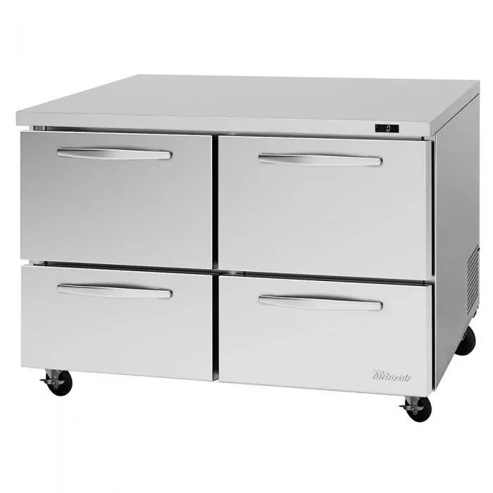 Turbo Air Puf-48-D4-N Four-Drawer Undercounter Freezer – 48" Width 1