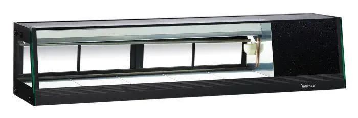 Turbo Air Sas-60L-N J Series 58" Left-Hand Sushi Refrigerated Display – Led Lighting, 1.9 Cu. Ft. 1