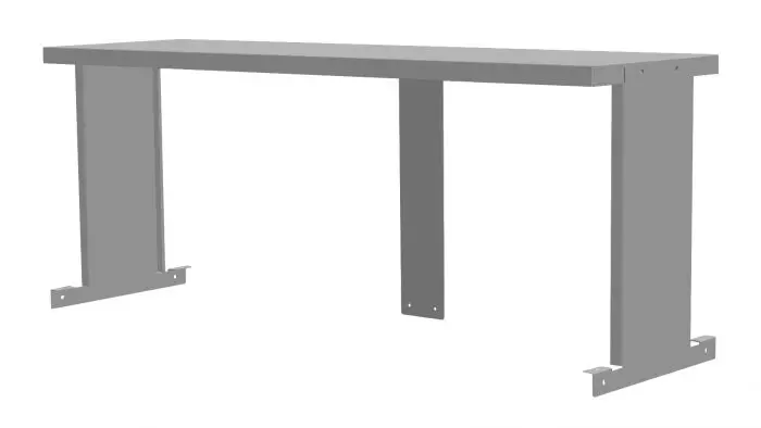 Turbo Air Stainless Steel Single Overshelf For Pur/F-60 & Tur/F-60 Units (60-3/8" W) (Part #Tsos-5S) 1