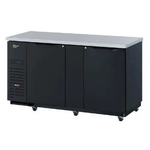 Turbo Air Tbb-3Sbd-N6 69-Inch Two-Section Back Bar Cooler – Solid-Door Design 1