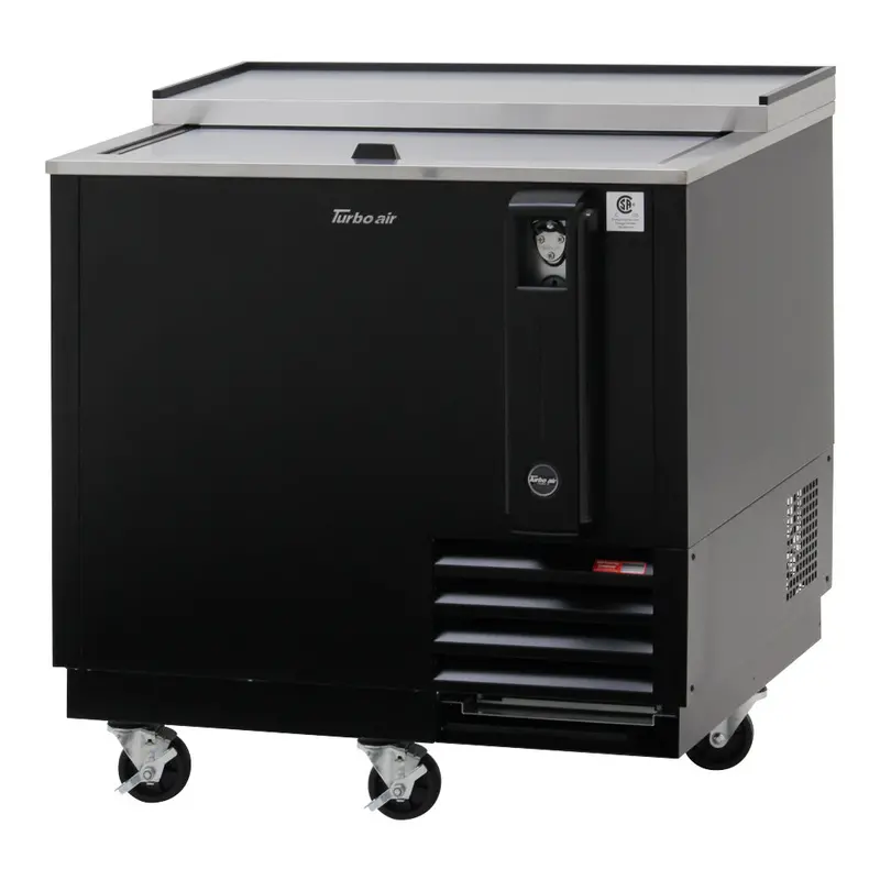 Turbo Air Tbc-36Sb-N6 36.75-Inch Forced-Air Bottle Chiller – Matte Black Finish, 288 × 12Oz Bottles, 115V 1