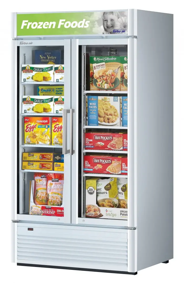 Turbo Air Tgf-35Sd-N Two-Door Swing-Glass Merchandiser — Choose White Or Black 1