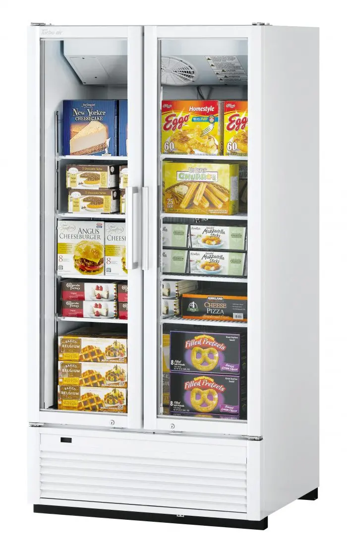 Turbo Air Tgf-35Sdh*-N Two-Door Full-Height Swing-Glass Merchandiser — Choose White Or Black 1