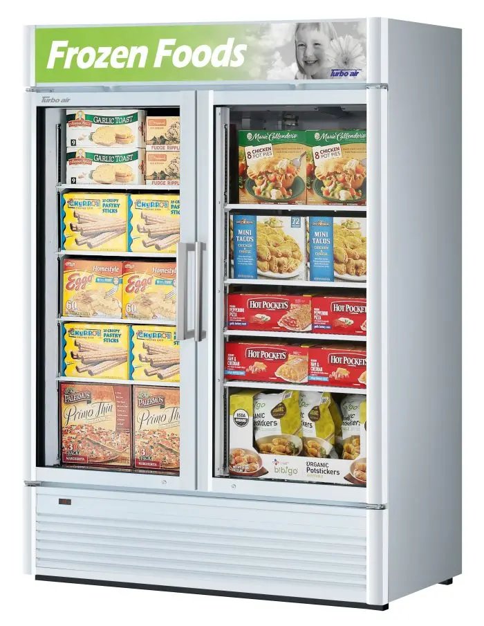 Turbo Air Tgf-47Sd-N Two-Door Swing-Glass Merchandiser — White Or Black Option 1