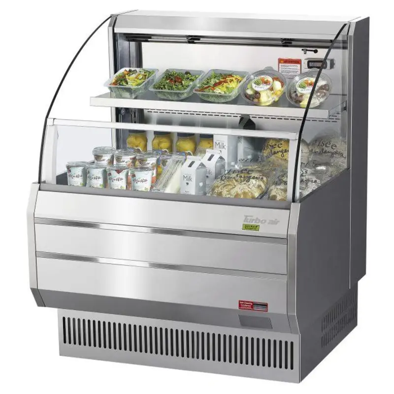 Turbo Air Tom-30Ls-N 28.125-Inch Horizontal Open-Air Cooler – Dual-Tier Configuration, 115V 1