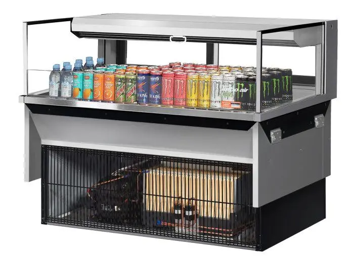 Turbo Air Tom-48L-Ufd-S-1Si-N 46.75-Inch Low-Profile Glass Side Panel With Rear Sliding Door – European Straight Design 1