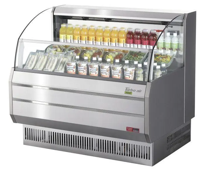 Turbo Air Tom-50Ss-N 50-Inch Slim-Line Stainless Steel Merchandiser 1