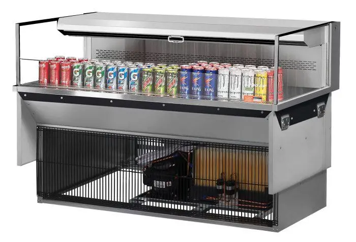 Turbo Air Tom-60L-Uf-S-1Si-N 58.75-Inch Low-Profile Glass Side Panel – European Straight Design 1