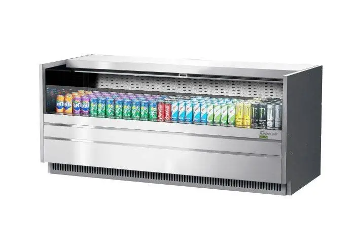 Turbo Air Tom-72Uc-S-N 72.25-Inch Low-Profile Solid Stainless Steel Side Panel For European-Style Straight Cases 1