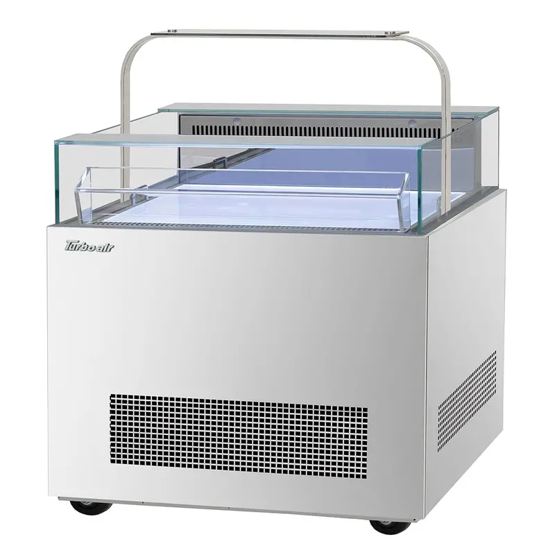 Turbo Air Tos-30Nn-D-S 30.25-In Single-Level Horizontal Open-Air Beverage Cooler, 115V 1