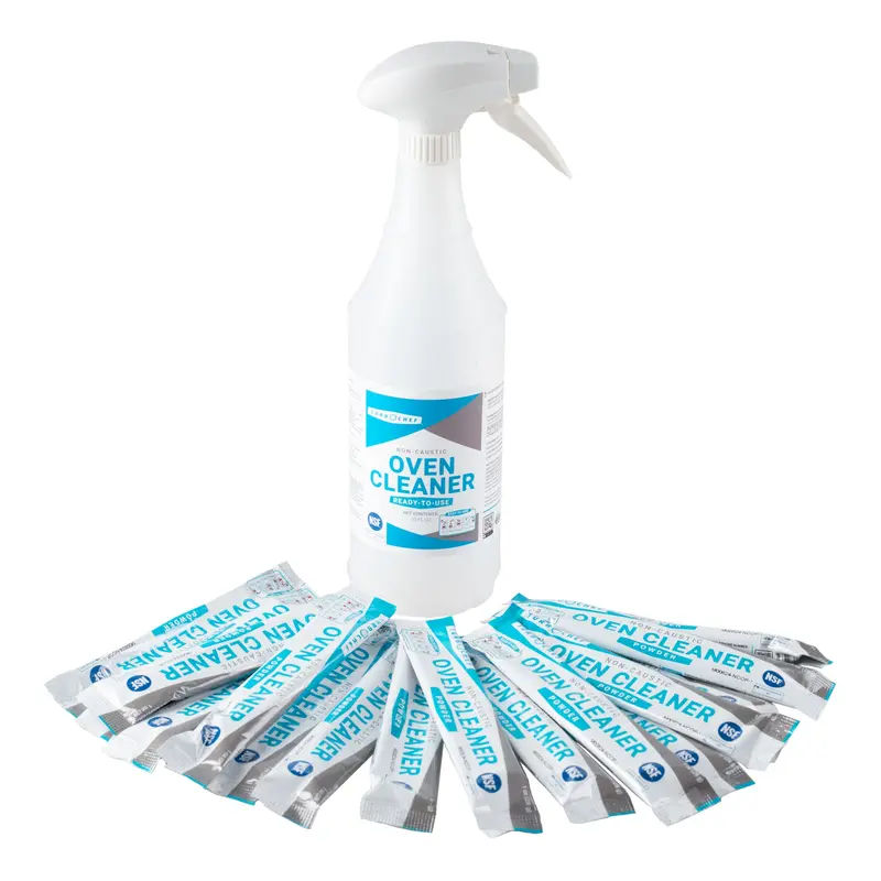 Turbochef Non-Caustic Oven Cleaning Powder Kit 1