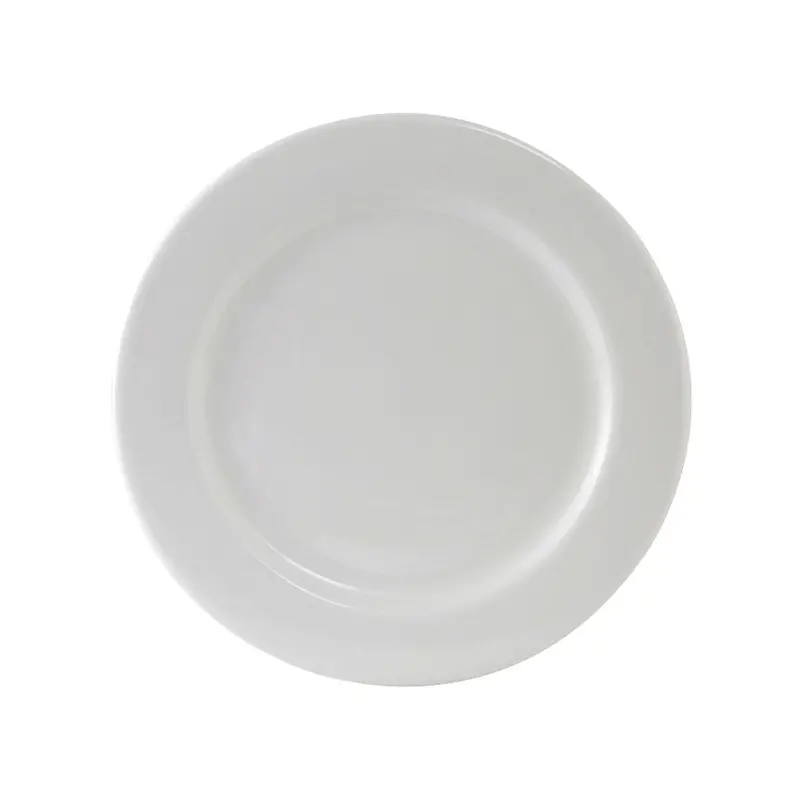 Tuxton Ala-120 Alaska Dinner Plate – Durable Porcelain, White, 12-Inch, 6-Pack 1