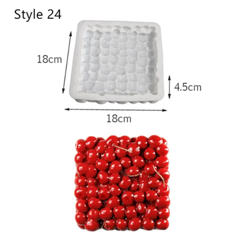 Two-Tier Cherry Mold For Layered Desserts 1