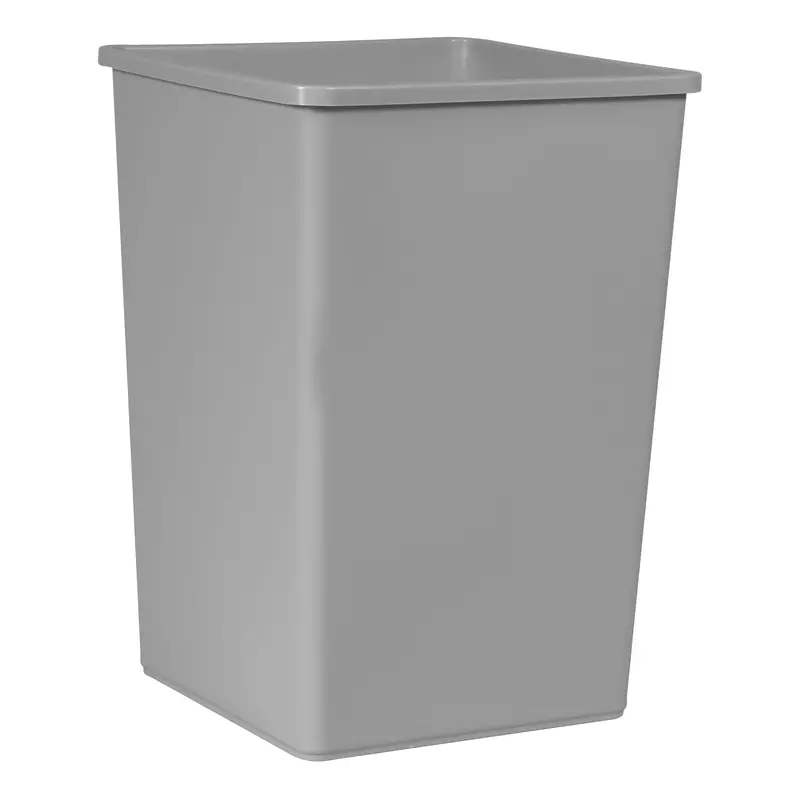 Untouchable Square 35-Gallon Waste Container – Grey 1