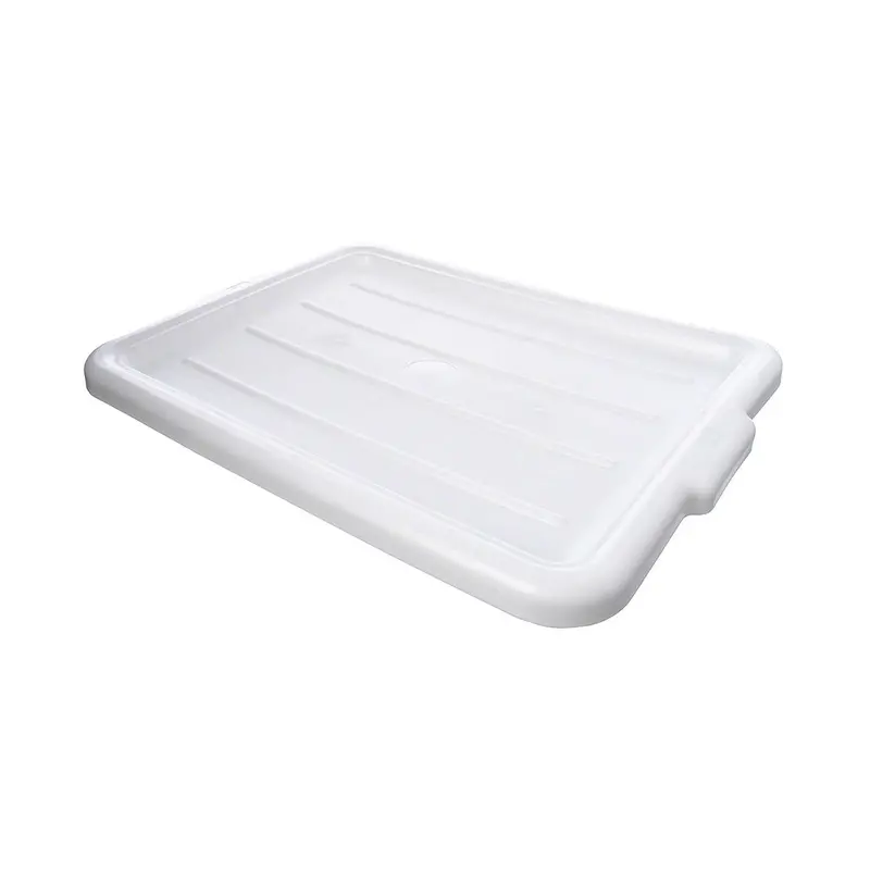 Update International Freezer-Safe Tote Box Lid – White, 20.5" X 15.25" 1