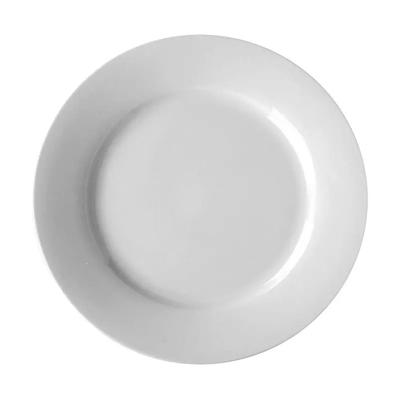 Vertex China Arg-16 Argyle Wide-Rim Round Plate – 10.25" Mid-Size Dinner Plate (Pack Of 6) 1