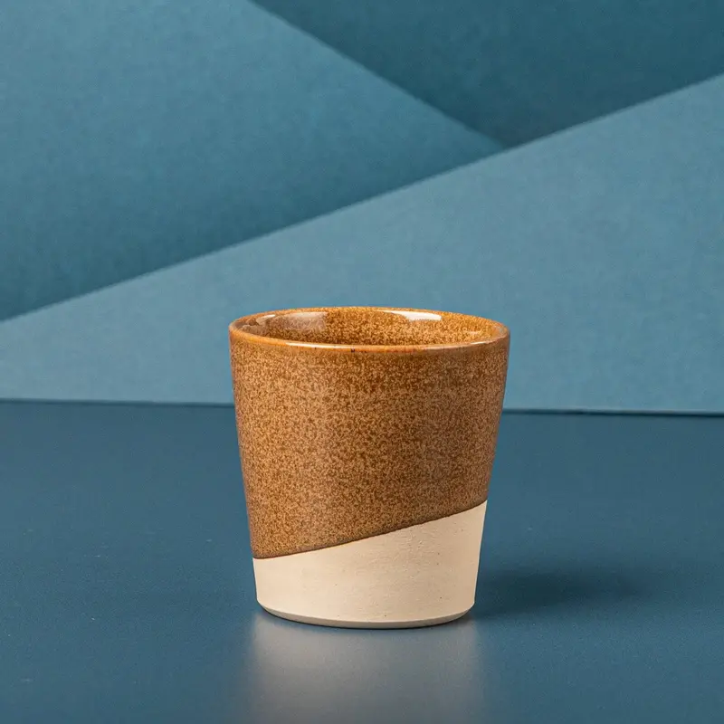 Volcano X Melisa Dora Brown Ceramic Espresso Cup 1