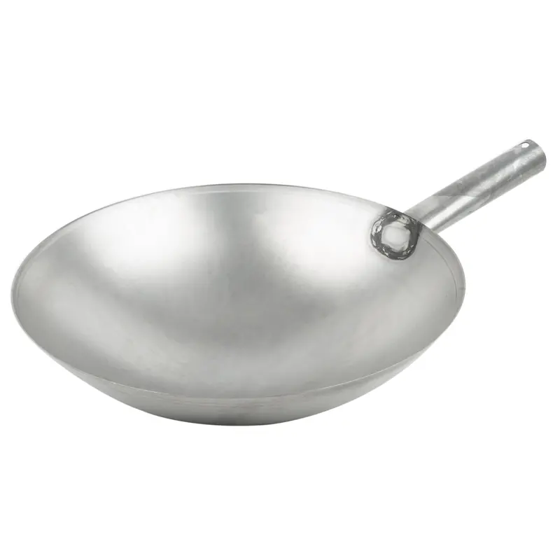Vollrath 14-Inch Carbon Steel Wok Pan 1