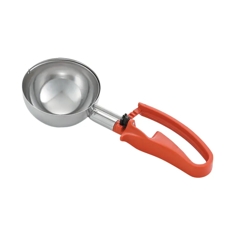 Vollrath 47388 #4 Orange Disher – 8 Oz Scoop 1