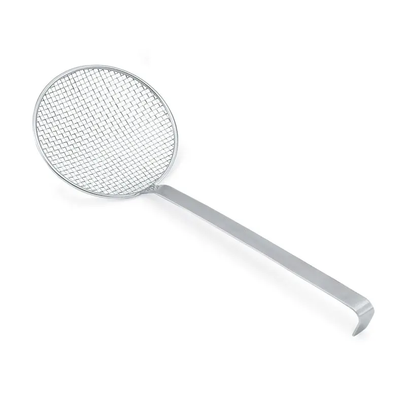 Vollrath 47718 8-Inch Heavy-Duty Wire Mesh Skimmer – Round, Hooked Handle For Deep Frying 1