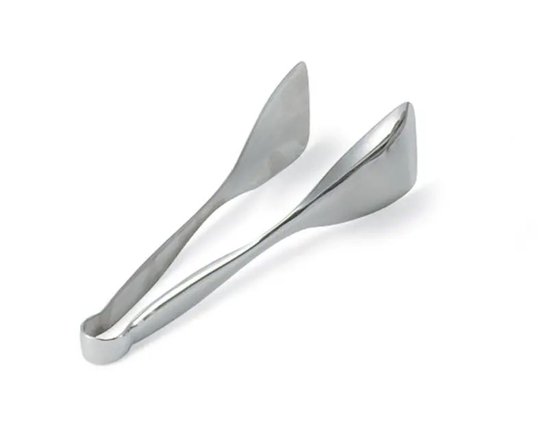 Vollrath 9.25" Stainless Steel Bread Tongs With Comfort Grip 1
