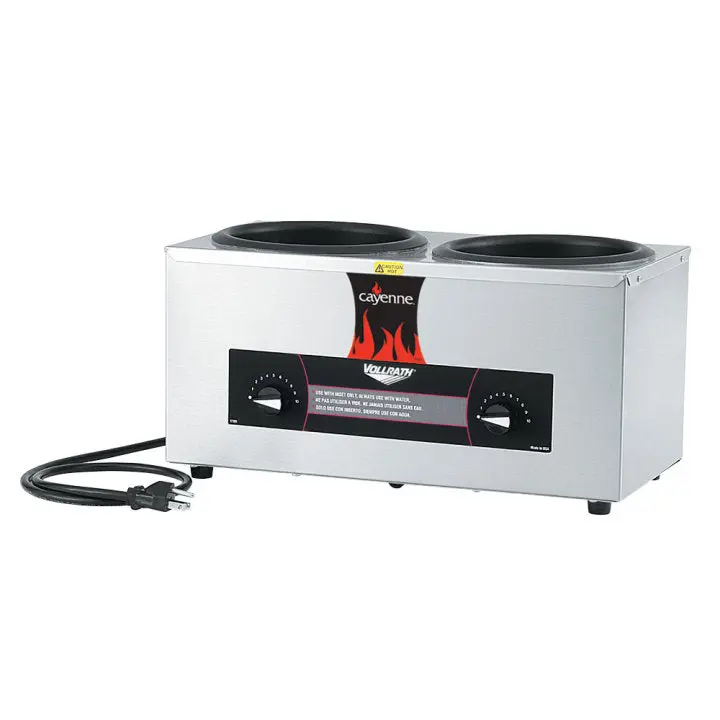 Vollrath Cayenne 4-Quart Twin-Well Heat 'N Serve Warmer – Compact Design 1
