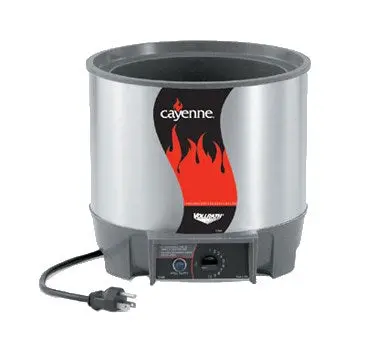Vollrath Cayenne Round Heat 'N Serve Rethermalizer – Compact Countertop Unit, 120V 1