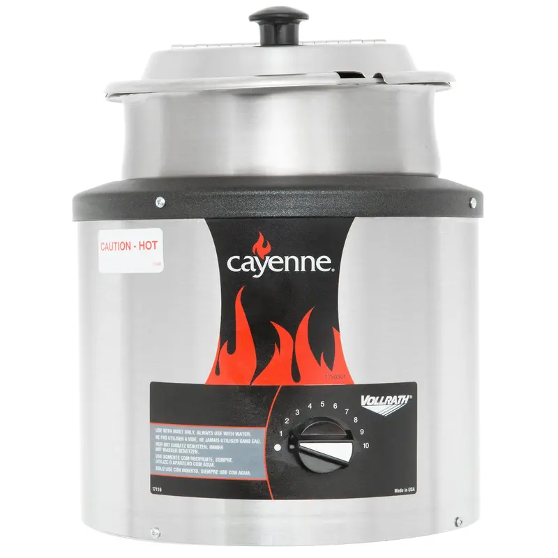 Vollrath Cayenne Round Warmer Package – 4-Quart, 120V, Final Sale 1