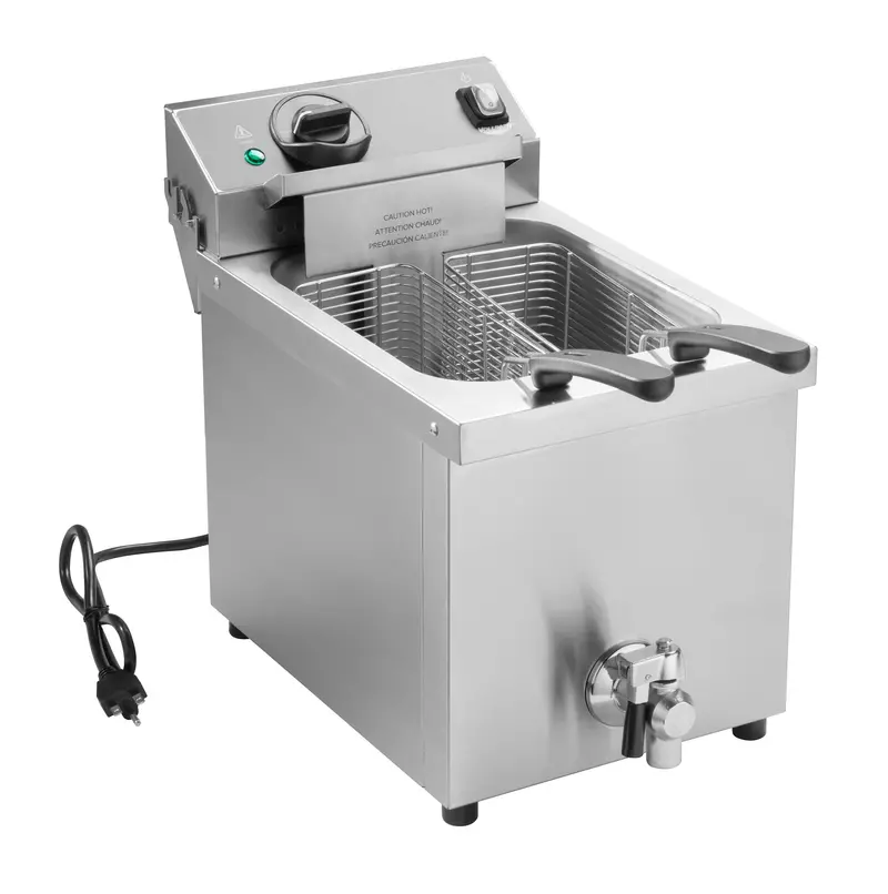 Vollrath Cf4-3600-C Countertop Deep Fryer – Single-Wheel, 15 Lb Capacity, 208/240V 1