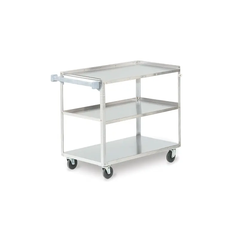 Vollrath Heavy-Duty 3-Shelf Stainless Steel Utility Cart – 500 Lb Capacity 1