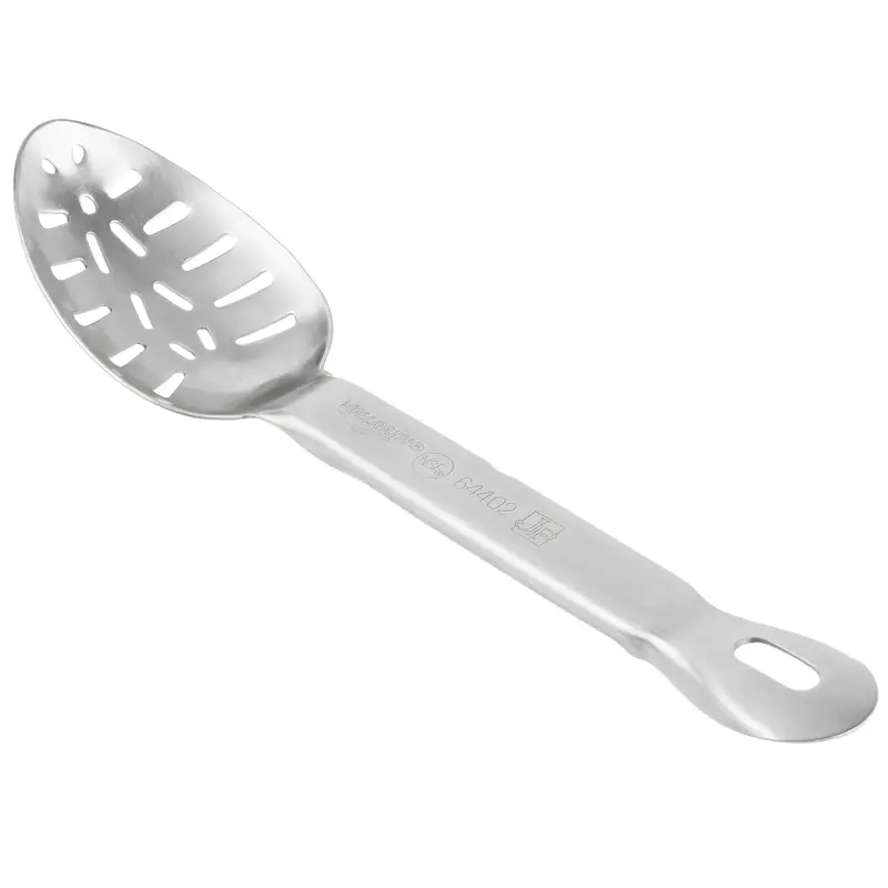Vollrath Heavy-Duty Slotted Basting Spoon – Stainless Steel For Draining Liquids 1