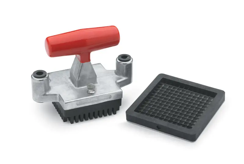 Vollrath Instacut 3.5 Manual Food Processor – Tabletop Unit With 1/4" Dice Blade & Block 1