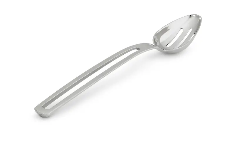 Vollrath Miramar Contemporary Slotted Serving Spoon – Stylish Stainless Steel With Clean Lines 1