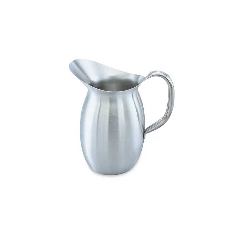 Vollrath Stainless Steel Bell-Shaped Pitcher – 2.125 Qt 1