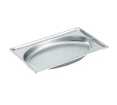Vollrath Super Pan Full-Size Oval Food Pan – 22-Gauge Stainless Steel 1