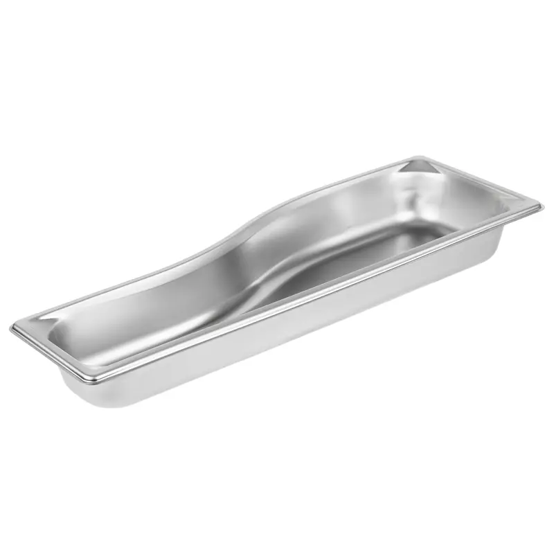 Vollrath Super Pan Half-Long Wild-Shape Food Pan – 22-Gauge Stainless Steel 1