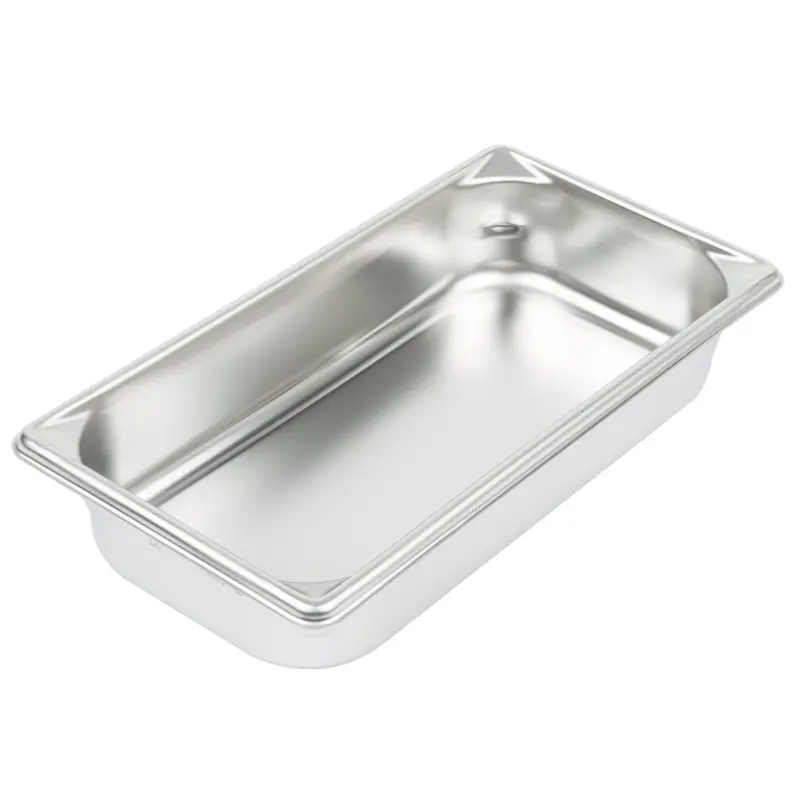 Vollrath Super Pan V 1/3 Size Food Pan – Commercial-Grade 22-Gauge Stainless Steel 1
