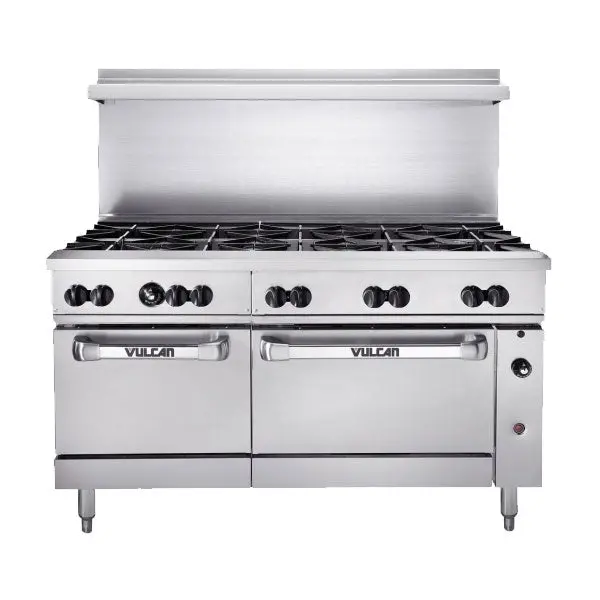 Vulcan 60Ss-10B Commercial Range – 60-Inch, 10 Burners + 2 Ovens, Natural Gas 1