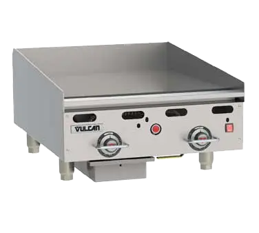Vulcan 924Rx Heavy-Duty Gas Griddle – 24-Inch, 2-Burner Countertop Model 1