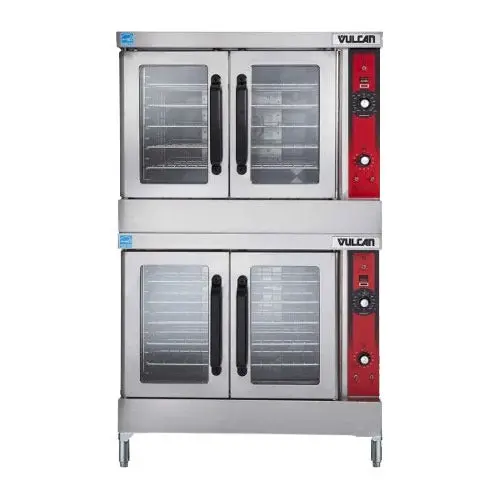 Vulcan Vc44Gd Gas Double-Deck Convection Oven – 40 Inch Wide, Solid-State Controls 1