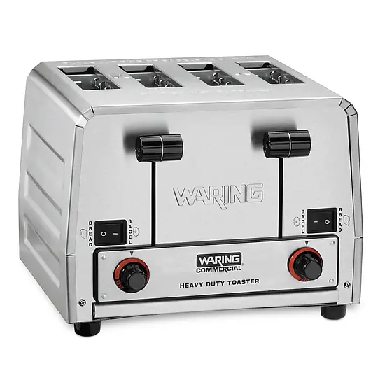 Waring Wct855 Dual-Mode 4-Slot Toaster For Bread & Bagels – 2700W, 240V 1